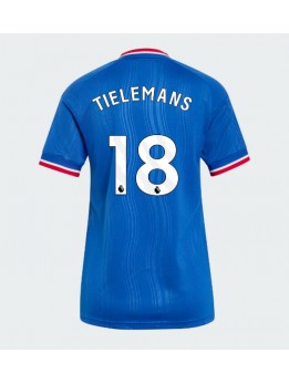 Ženski Nogometna dresi replika Manchester United Youri Tielemans #18 Gostujoči 2026-27 Kratek rokav Ženski Nogometna dresi replika Manchester United Youri Tielemans #18 Gostujoči 2026-27 Kratek rokav